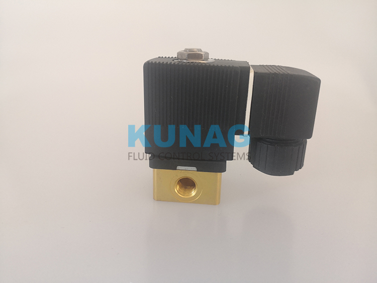 3013型两通电磁阀 黄铜阀体 G1/8接口