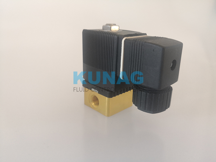 3013型两通电磁阀 黄铜阀体 G1/8接口