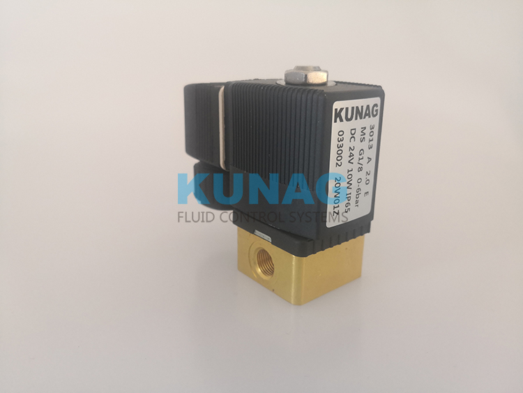 3013型两通电磁阀 黄铜阀体 G1/8接口