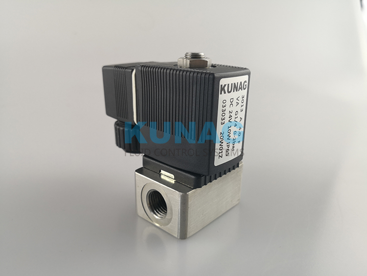 3013型两通电磁阀 不锈钢阀体 G1/4接口