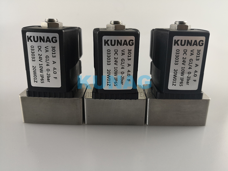 3013型两通电磁阀 不锈钢阀体 G1/4接口