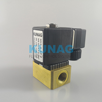 3013型两通电磁阀 黄铜阀体 G1/4接口