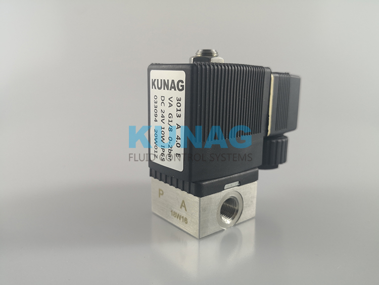 3013型两通电磁阀不锈钢阀体 G1/8接口