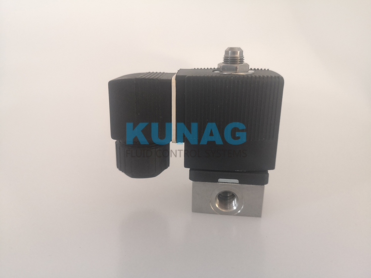 3014型三通电磁阀 不锈钢阀体 G1/8接口