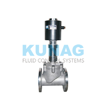 超高温电磁阀 先导型 零泄漏 不锈钢电磁阀 法兰 螺纹