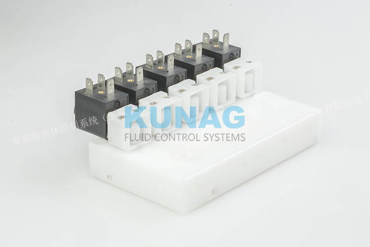 5阀电磁阀集成 组合阀 墨路底板 多阀定制