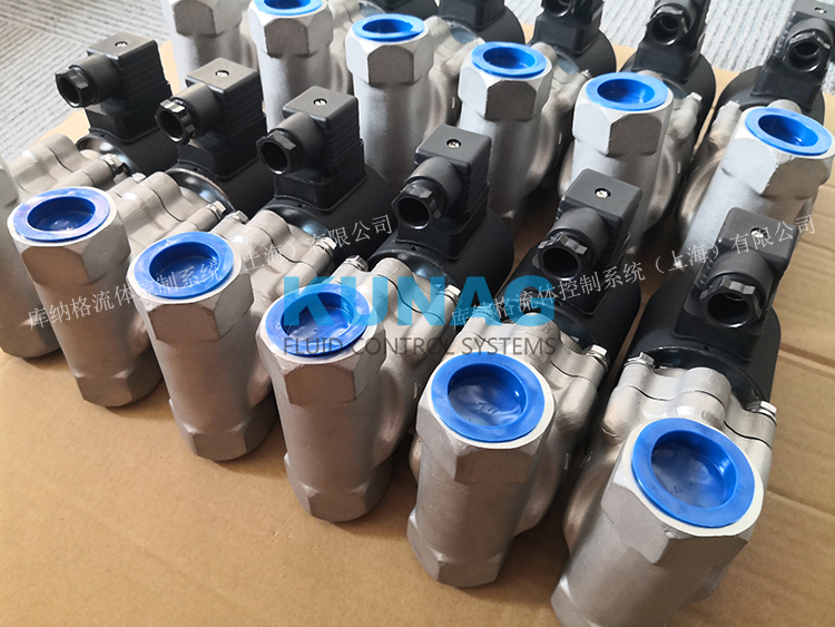 聚四氟乙烯 臭氧电磁阀 两通电磁阀 不锈钢