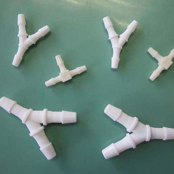 PA耐腐蚀酸碱有机溶剂耐高温 Y型三通 三叉接头 塑料三通