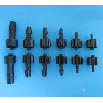 黑色聚丙烯PP 避光鲁尔公接头 打印机 绘图仪墨管鲁尔接头