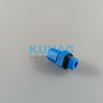 外螺纹G1/8转插管Φ4X3 蓝色